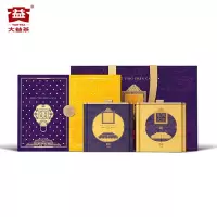 大益茶叶 普洱茶 柑普茶 宫廷陈皮礼盒 熟茶200g+新会三年陈皮50g 礼盒装