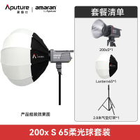 爱图仕 艾蒙拉 200 S系列视频美颜直播补光灯摄影棚200w人像外拍照灯 amaran 200x S可调色温 ES柔光
