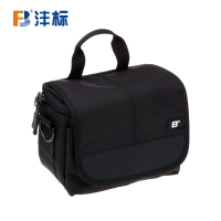 沣标(FB)FB-CB003S-B 小号微单摄影包 单肩斜跨休闲相机包 佳能尼康索尼富士松下徕卡微单相机包 黑色