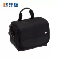 沣标(FB)FB-CB003S-B 小号微单摄影包 单肩斜跨休闲相机包 佳能尼康索尼富士松下徕卡微单相机包 黑色