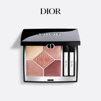 迪奥(Dior)惊艳五色眼影743玫瑰柔纱 眼影盘显色(规格:盒)