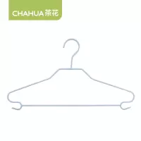 茶花(CHAHUA)成人浸塑防滑衣架 蓝色[5支装]J01001