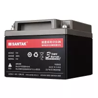 山特UPS电池铅酸蓄电池免维护12V蓄电池 C12-26AH