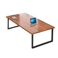 帅畅简约现代会议桌长桌办公家具工作台会议室长条桌办公桌椅组合1.8*0.9(米)