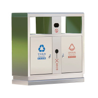 HQ 201不锈钢户外垃圾桶果皮箱 94*36*94cm