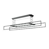 顶固(TopStrong)电动晾衣架D8Max 超级晾晒82个挂衣位超薄8.5cm全屏LED照明离线语音 专利隐形挂环