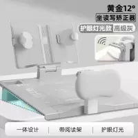 猫太子(MAOTAIZI)黄金12°坐读写矫正器-计时款(阅读架+矫正器+灯光)/10101M1423-6灰色