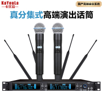 卡优拉(KaYouLa)KYL-700专业真分集远距离无线麦克风手持头戴领夹操场演讲舞台主持演出KTV演唱防啸叫话筒