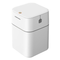 佳帮手垃圾桶将军肚方形带盖大号按压式佳灰JBS-YLLJT-ZFY39-JGY