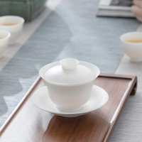 南山先生 清影盖碗 马蹄款 NSZH3606-S 170ml