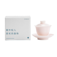 南山先生 浅樱盖碗 铃铛款NSZH3471-S 105ml