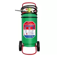 绿消灭火器水基型65L推车式灭火器推车式水基型65升商用消防检查