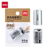 得力(deli) 68656 锌合金卷笔刀 削笔器 银色 单位:个