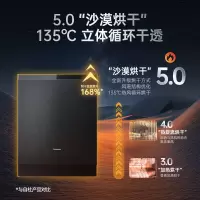 松下 高温除菌洗碗机嵌入式15套A1plus系列 135℃烘干 NP-WT3H1KT