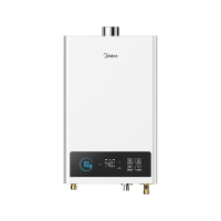 美的 JSQ25-13HCM 燃气热水器 13升二级能效 稳流恒温 安全防护防冻