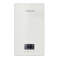 约克(YORK) YK-F6 即热式电热水器家用小型智能恒温速热淋浴洗澡 8500W 铂金