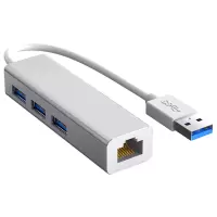 盛世长缨 USB转网线接口 USB2.0百兆网卡--白色 [ABS版]