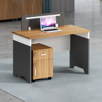 格具(GEJU) 职员桌办公桌简约屏风卡座员工位电脑桌单人位 1340*700*750mm