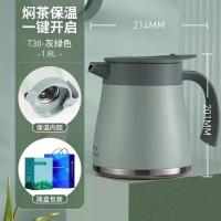 万象 不锈钢真空保温壶/焖茶壶T30灰绿色1800ML
