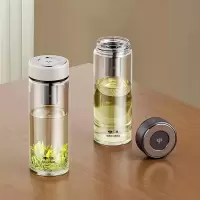 万象 单层玻璃杯 U382R奶油色420ML