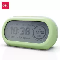 得力(deli)LE106 计时器闹钟学生自律可视化时间管理器 抹苔绿 单位:个