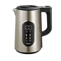 美的(Midea) SEK1511 电热水壶 烧水壶保温热水壶 1.5L大屏温显 316不锈钢