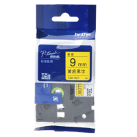 标签色带 TZe-621-9MM黄底黑字