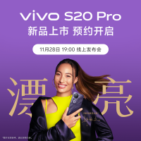 vivo S20 Pro 凤羽金 12GB+256GB 全网通5G手机 关注线上发布会 敬请期待