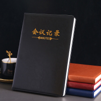 申士(SHEN SHI) B5/18K商务会议记录本薄笔记本子 办公开会记事本会议纪要记录册黑色9018