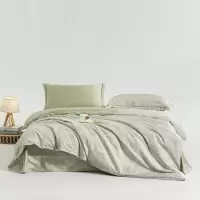 无印良品100支奢侈棉四件套