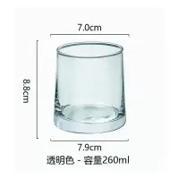 酒店宾馆民宿客栈专用漱口杯牙刷杯商用玻璃杯刷牙杯简约洗漱杯