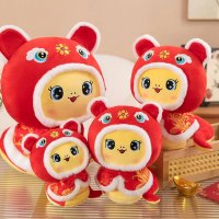 酷来生活吉祥物—蛇娃(单只玩偶)25厘米