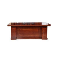 帅畅老板桌大班台总裁桌椅组合贴实木皮办公桌简约单人主管经理桌1.6米主桌