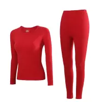 2023新款男士本命年大红色保暖内衣中国红喜庆秋衣秋裤女套装_6560