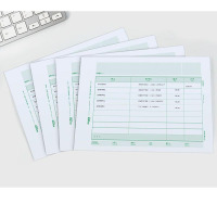 得力(deli)企业优选 用友全A4记账凭证横版激光金额记账凭证明细账 210*297mm 500页/包 2包/箱