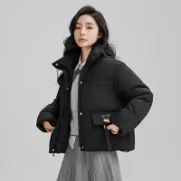 2024羽绒棉服加厚新款冬季短款立领百搭宽松面包服学生棉衣外套女