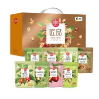 时怡(Smart Time) 开心果腰果夏威夷果巴旦木核桃花生骏枣葡萄干 匠品 坚果组合装 1103g /盒