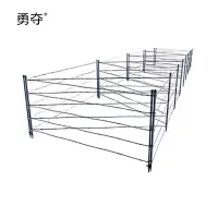 勇夺 模拟二列桩铁丝网 单位:套