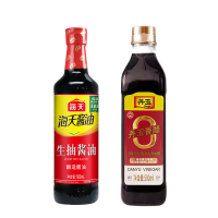 海天生抽酱油500ml+丹玉香醋500ml