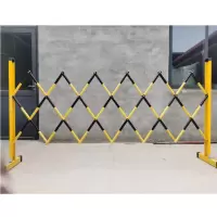 电力施工安全围栏可移动伸缩护栏道路警示隔离栏学校折叠栅栏 单米(4米6米8米可自由搭配)