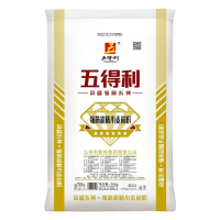五得利面粉]强筋超精小麦芯粉25kg家用商用优质白面通用粉50斤