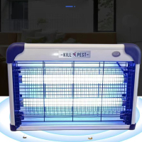 乾浦(Qian Pu ) 电击灭蝇灯家用式自动驱蚊器 宽铝合金-40W