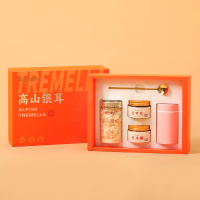 黄金果农高山银耳35gX1罐 F1礼盒即食冲泡银耳羹时尚高端健康送礼