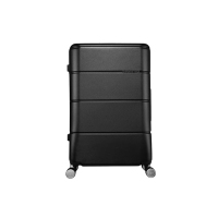 新秀丽拉杆箱横向纹理行李箱防刮抗压旅行箱登机箱TU2*09001黑色20英寸