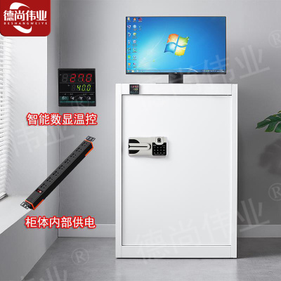 德尚伟业智能服务器防盗柜电脑主机保密柜机箱散热柜国保指纹锁主机恒温柜