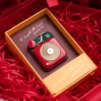 猫王音响原子唱机B612便携式蓝牙音箱 MW-P1红色(Y)
