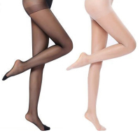 浪莎丝袜夏季超薄6双防勾丝长筒光腿连裤袜ZT6615a-6(随机发货)