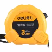 得力(deli)钢卷尺卷尺 3m*16mm 型号8202 3个装