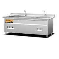 麦大厨 洗碗机商用刷碗机双池 1800mm MDC-XXB1-CSB-K18C2