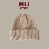 毛线帽女秋冬季百搭大头围羊毛针织帽日系显脸小保暖护耳帽子